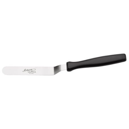 Ateco Ultra Offset Spatula with 4.25" x 0.75" Stainless Steel Blade, 4½", Silver