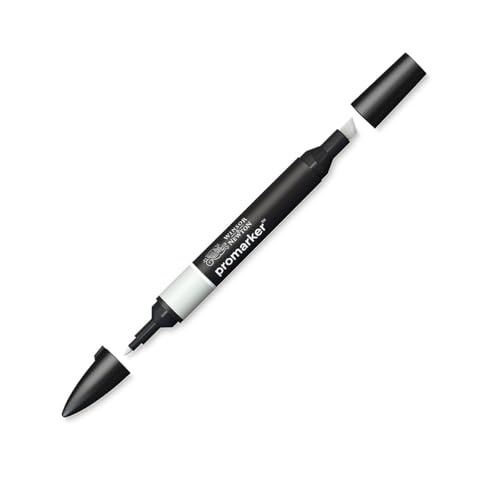Image of Winsor & Newton Promarker, Alcohol Based Markers, Cool Grey 2 (CG2), Double Tipped Drawing Marker Set for Artists, Graphic Designers, Illustrators - Chisel & Fine Twin Tip, Streak Free Coverage