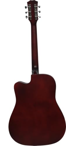 Image of Juarez Belleza Full-Size Jumbo 41 inch Acoustic Guitar - Sapele Top, Rosewood Fretboard & Bridge, Alice Steel Strings, Dual Action Truss Rod, Matte Finish - With Bag & Picks (Natural)