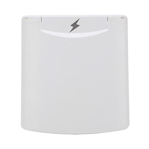 Entrada de Bloqueo Giratorio del Enchufe de Alimentación, Rv Shore Power ， Tomacorriente para RV Enchufe Externo Impermeable de 3 Clavijas Toma de Corriente Montaje Integrado 220V-250V 16a(blanco)