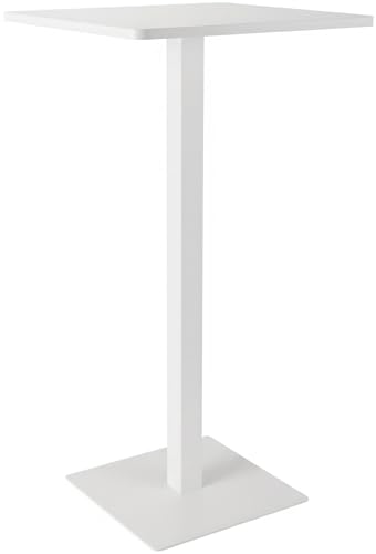 CLP Stehtisch eckig 60 cm Sharon, Bartisch quadratisch mit...
