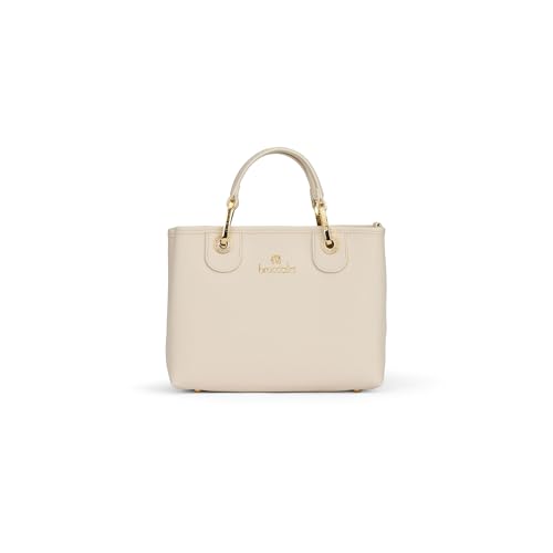 Busta interna estraibile multifunzione: All’interno della borsa a mano donna Beth trovi una pratica busta in morbido peluche, agganciata con clip, che puoi utilizzare sia come organizer che come clutch indipendente per le tue uscite serali.