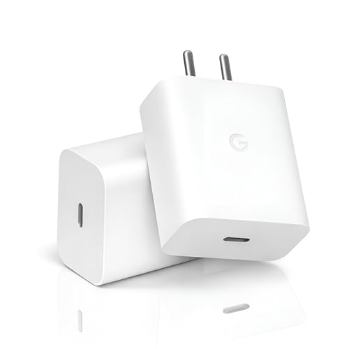 Image of Google 30W C-Type PPS Rapidly Power Charging Adaptor Compatible with Google 10a /9 /Pro /XL /Fold /9a /8 /8 Pro /8a /7 /7Pro /S26 /S25Fe /3a Lite /15 /15R /Tab /Slate - Support Other USB-C 30 W Quick Charging, White
