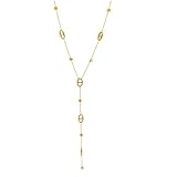 FORME EN Y ET ZIRCONIUM. Le design en Y avec une chaîne plongeante offre une allure sophistiquée. Les oxydes de zirconium incrustés ajoutent une touche de brillance subtile, rendant ce bijou unique et lumineux pour toutes les femmes.