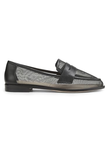 22élevé, Mesh Penny Loafers, 35 (5), Black
