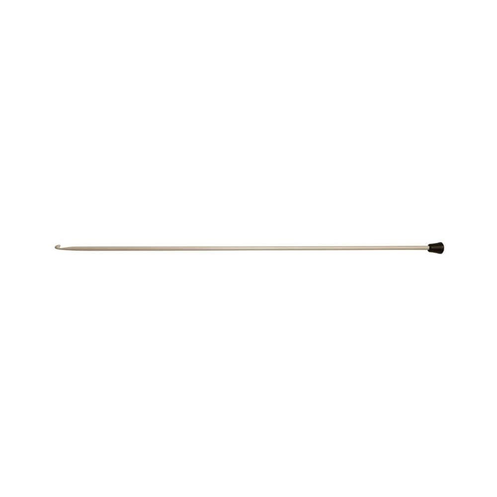 KnitPro KP30821 2.5 mm Aluminium Tricot/ Afghan Crochet Hook, Grey
