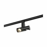 Nuvo Lighting TH480 LED Pipe Dual Track Head, Black, 3.75" x 2.375", 24-Degree Beam