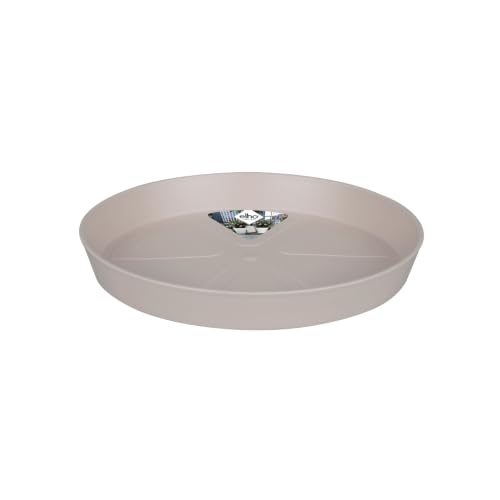 Elho Loft Urban Untersetzer Rund 48 - Warmes Grau - Draußen - Ø 48.1 x H 5.4 cm, 9250504840300 – Ansicht 1
