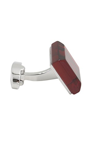 Mancuernillas Rojo Rubí para Hombre miniatura 3