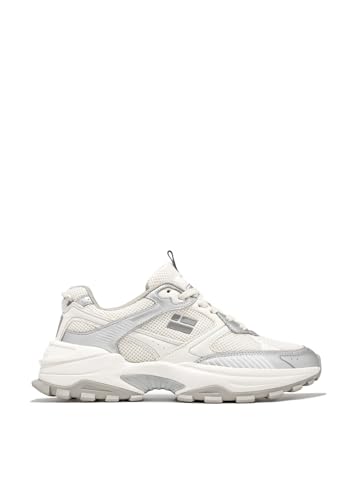 D.Franklin Zapatillas Deportivas Unisex Modelo 347 Track Flag Plata - Zapatillas de Vestir Unisex - Moda Casual - Talla (41) - Modelo 347