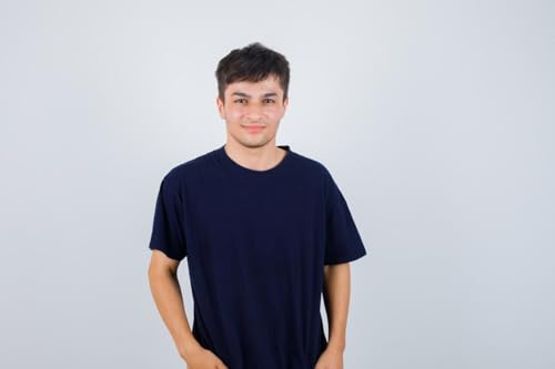Image of Kids Round Neck Boys Tshirt | Short Sleeves | Natural Organic 100% Cotton Soft Comfortable Fabric | School Plain Color Original Branded Half Sleeve | T-Shirt for Boy Kid | Sleepwear Everyday Casual