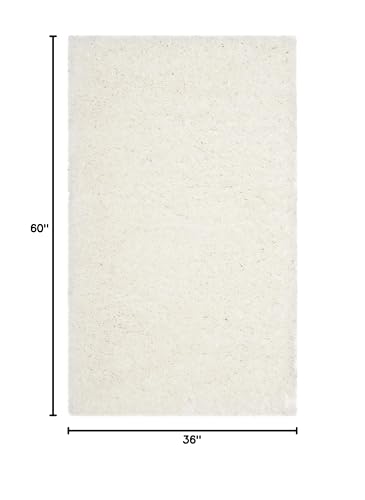 Tapete SAFAVIEH Polar Shag 91x152 cm Blanco Pelo 3 pulg miniatura 3