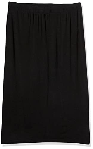 Image of Amazon Essentials Women's Pull-On Knit Midi Skirt with Elastic Waist, Stretchy (Available in Plus Size)