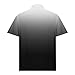 Big and Tall Shirts for Men Graphic tee Mens Polo Shirts Short Sleeve Gradient Color Gym Workout Golf T-Shirt Casual Fashion V Neck Button Down Tops 2025 Men's Graphic t-Shirt Gray 4X