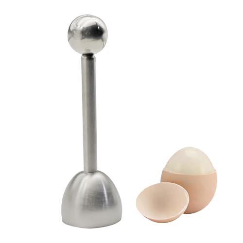 Egg Topper for Boiled Eggs, Hard Boiled Egg Peeler, Stainless Steel Egg Cracker Tool Boiled Egg Cutter Shell Cracker Separator Remover Opener Soft Hard, Kitchen Gadgets