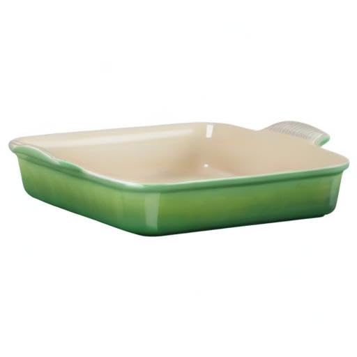 Image of Le Creuset Heritage Rectangular Dish, Stoneware, 32 cm, 2.31 kg, Bamboo, 71102324080001
