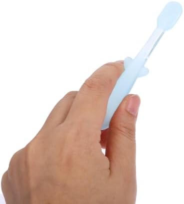 GLSTOY Silicone Toothbrush Set, Flower Shape Light Blue Oral Care - 3