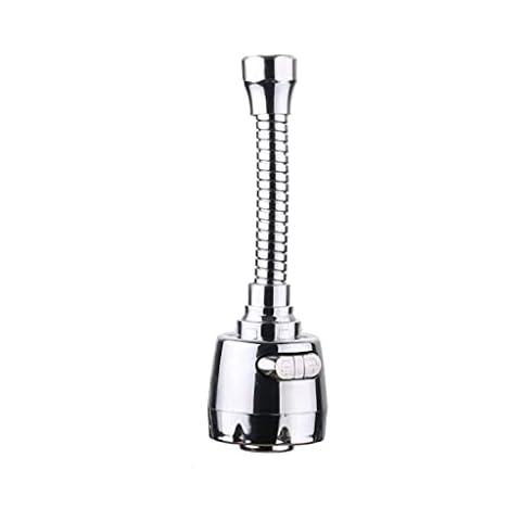 JunmeUir Kitchen Fitting Sink Tap Kitchen Mixer Taps Chrome with Pull Down Sprayer 360° Swivel Tap Single Handle Swivel Spout Cover