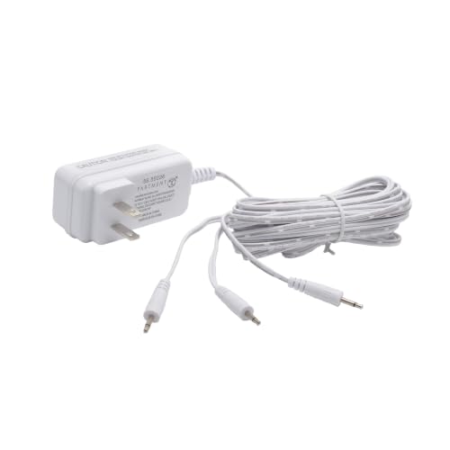 Department 56 Accessories for Villages AC/DC Adapter Lights (56.55026), White