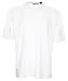 Match Play Men's Hang Em Cool S/S Mock Neck Golf Shirts for Bobby D Collection (White, L)