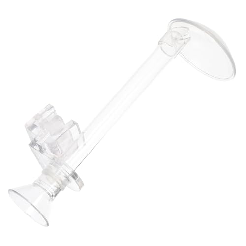 GRIRIW 1Set Aquarium Fish Kit Transparent Shrimp Feeder Tool with Easy Installation Cleaning for Various Aquatic Pets Convenient Auto Fish Feeder