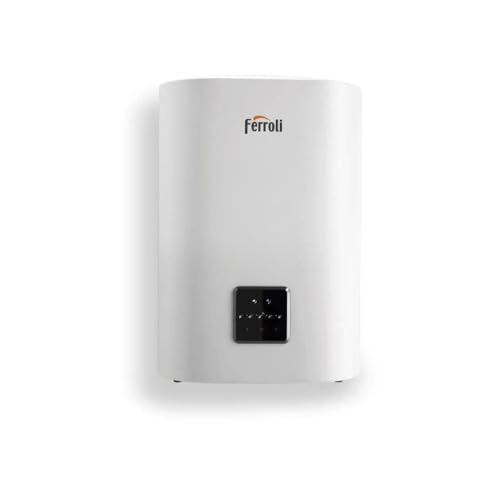 Ferroli TITANO TWIN GRZ52DKA Scaldacqua elettrici slim compatto a doppio serbatoio con wifi - wireless - wi-fi (30 Litri)