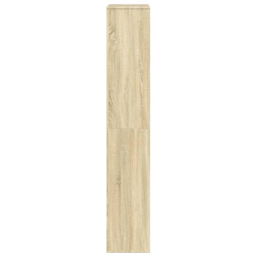 Estantería de madera de roble robusta con doce estantes estables y elegantes 8