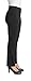 Briggs New York Women's Super Stretch Millennium Welt Pocket Pull on Career Pant, Black, 12