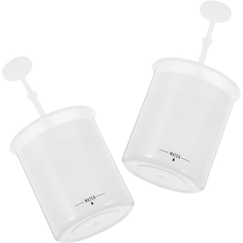 INOOMP 2 Vasos de Espuma para Lavado Facial, Generador de Espuma para Jabón Limpiador, Tamaño Compacto, Color Claro, Adecuado para Uso en Casa y Viajes
