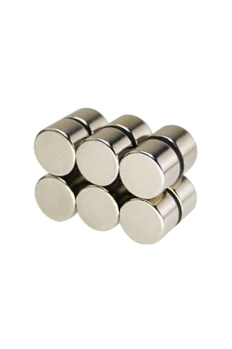 Dünya Magnet 5 Adet; Süper Güçlü, Çap 15 Mm X Boy 10 Mm, Neodyum Mıknatıs