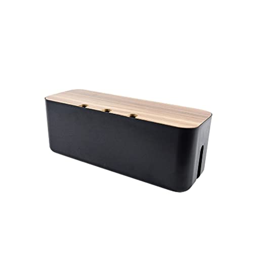 Psampa Storage Totes With Lids Multi-functional Desktop Network Line Bin Power Strip Wire Cable Storage Box Household Office Accessaries Supplies Parts (Color : Hortel�) Psampa Storage Totes With Lids Multi-functional Desktop Network Line Bin Power Strip Wire Cable Storage Box Household Office Accessaries Supplies Parts (Color : Hortel�)