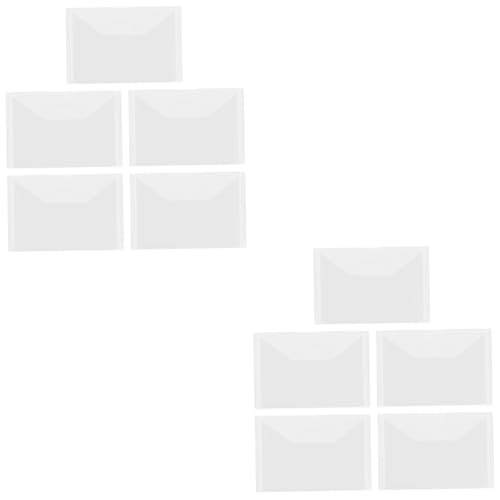 MOLUCKFU 2sets Cardstock Storage Bags Stencil Bag for Die Cut Storage Stamp Holders Organizer Mold Cutting Dies Photo Holder 5pcs*2