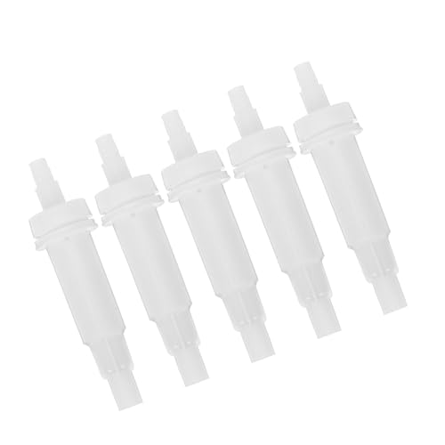 CLISPEED Repuesto Núcleo de Bomba Dispensadora de Jabón Color Claro 5 Piezas Válvula de Retención Unidireccional para Dispensadores de Loción y Detergente, Válvula para Botellas de