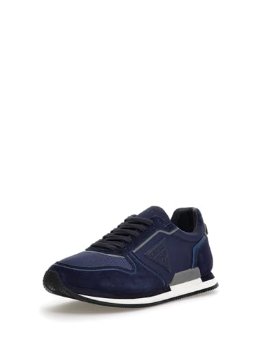 GUESS Potenza Men's Shoes, Zapatillas Hombre, Azul, 44 EU