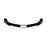 Front Lip, Front Bumper Lip Spoiler Splitter Compatible for Mercedes Benz C Class W204 S204 AMG Line 2011-2014 Diffuser Body Kits Car Accessories(Glossy Black)
