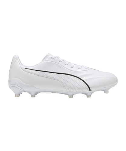 PUMA King Platinum FG/AG Blanco beige blanco, 47 Unisex