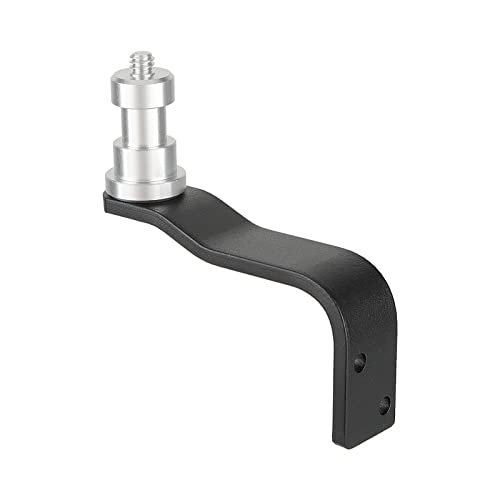 Soporte L con tornillo 1/4 para montaje estable en pared o mesa
