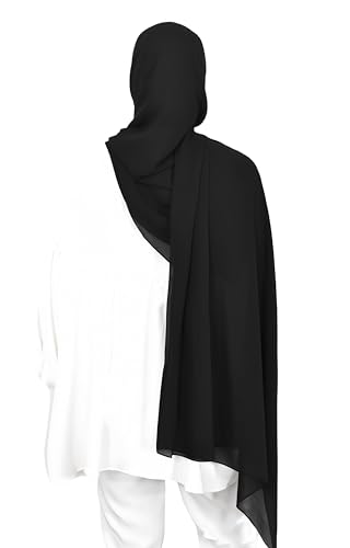 Premium Chiffon Hijab Head Scarf Shawl Wrap for Muslim Women Lightweight2