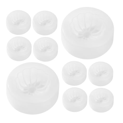 HINTRMENT 10個 包子模具 肉まん あんまん用非粘着成形器 手作り包子キット 向け細工道具 蒸し器対応 多用途ペストリー型 キッチンお菓子作り