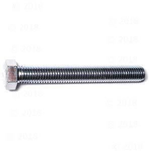 Image of Hard to Find Fastener Tap Hex Bolts, Durable Corrosion-Resistant Steel Hex Head Bolt for Home Improvement, DIY, Construction, 5 /8-11 x 5, Pack of 25