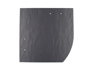 Glinmet Struktonit Graphit Schiefer Dachschindel 30x30 rechts (10 Stück)