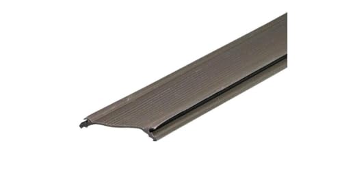 Image of M-D Building Products 13565 1-25 /32 in. x 5 /8 in. x 36 in. Bronze Vinyl Replacement Insert for Hardwood Thresholds