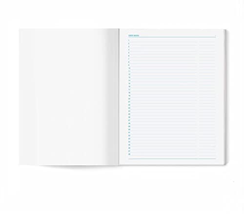 Cahier de laboratoire Vela SoftCover 22,9x29,8 cm 128 pages lignées - 5