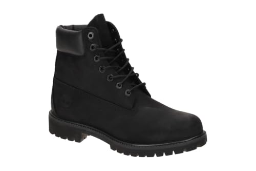 Timberland Men's Premium 6 Inch Lace Up Waterproof Boot, Black-NEW 2024, 10.5 Medium