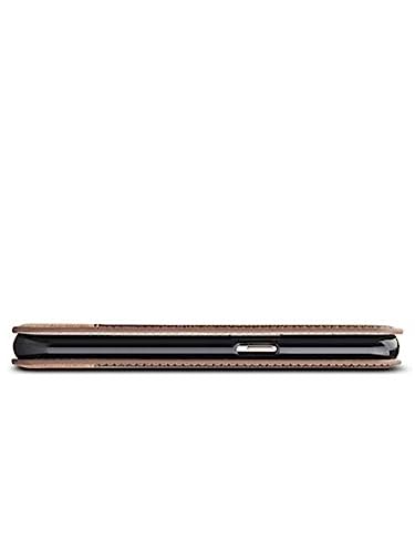 Image of Perkie Blazer Series, Denim & Pu Leather Wallet Flip Case Kick Stand Magnetic Closure Flip Cover for OnePlus 11R 5G (Brown)