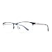 laureles Men Business Half Frame Computer Screwless Eyewear Blue Light Blocking Reading Glasses Women (Blue, 2.75, multiplier_x)