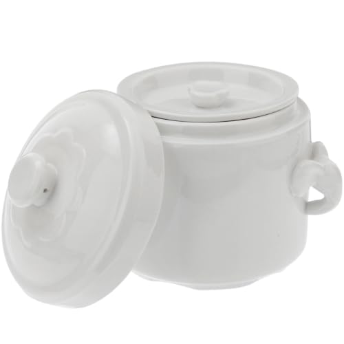 Cuenco de cerámica jojofuny de 620ml para evitar que la sopa se enfríe rápido 2
