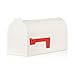 Flambeau T-R4503WT Standard Classic Mailbox, Rural Style, #1, White