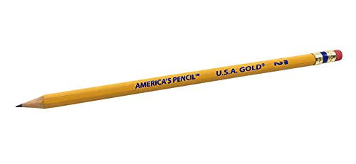 Cra-Z-Art U.s.a. Gold Pre-Sharpened American Wood Cased #2 Hb Yellow Pencils, 60 Pack #TOP4