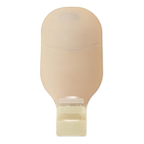 Image of Hollister 8954 CeraPlus Soft Convex 1-Piece 12 inch Drainable Ostomy Pouching System, 5 Pack, Cut-to-Fit Up to 1 inch